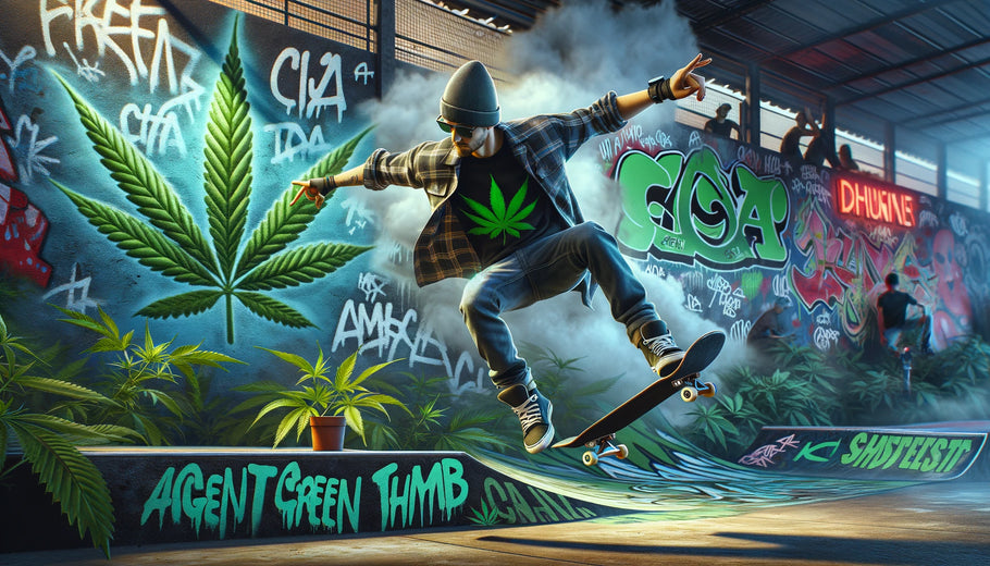 Skateboarding and Cannabis: A Tale of Two Cultures Riding the Same Wave