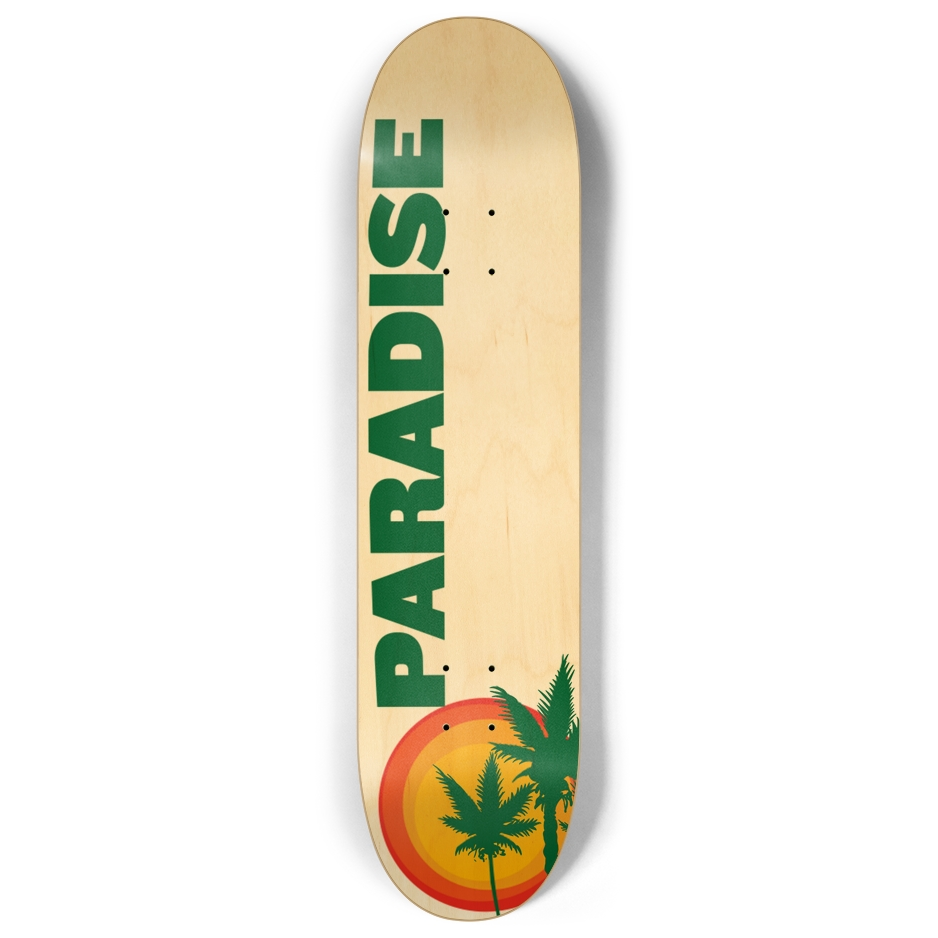 Skateboard deck with 