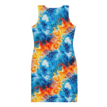 Load image into Gallery viewer, Tie-Dye Sublimation Dress: Stand Out in Incognito Apparel&#39;s Vibrant Party Wear