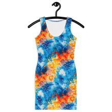 Load image into Gallery viewer, Tie-Dye Sublimation Dress: Stand Out in Incognito Apparel&#39;s Vibrant Party Wear