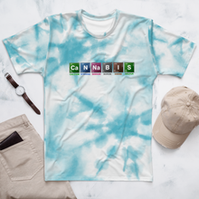 Load image into Gallery viewer, Flat viewof Cannabis Science Tee on table with Christmas decor