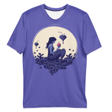 Load image into Gallery viewer, Front view of the Blueberry Crush Tee, showcasing the unique berry-inspired design that celebrates urban culture and hidden narratives.
