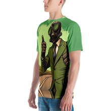 Load image into Gallery viewer,  Funny Weed Shirt: Spread Laughter with CIA Cannabis Incognito Apparel - Model Quarter View
