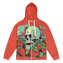 Load image into Gallery viewer, Strawberry Cough Zip-Up Hoodie: Eco-Chic Meets Street Sleek