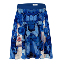 Load image into Gallery viewer, Blue Dream Skater Skirt: Flawless Style with Cannabis Incognito Apparel - XS - S - M - L - XL - 2XL - 3XL