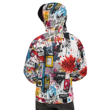Load image into Gallery viewer, Unisex hoodie with vibrant print laid flat&quot;