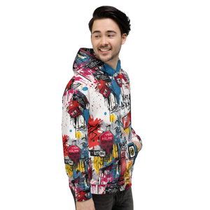 Unisex Comfy Hoodie with Vibrant Print - Perfect for Chilly Evenings
