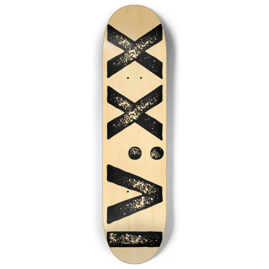 Skateboard deck with 