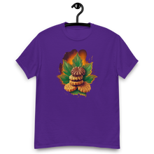 Load image into Gallery viewer, On a hanger Relaxed Girl Scout Cookies Cannabis T-shirt - Purple