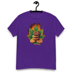 On a hanger Relaxed Girl Scout Cookies Cannabis T-shirt - Purple