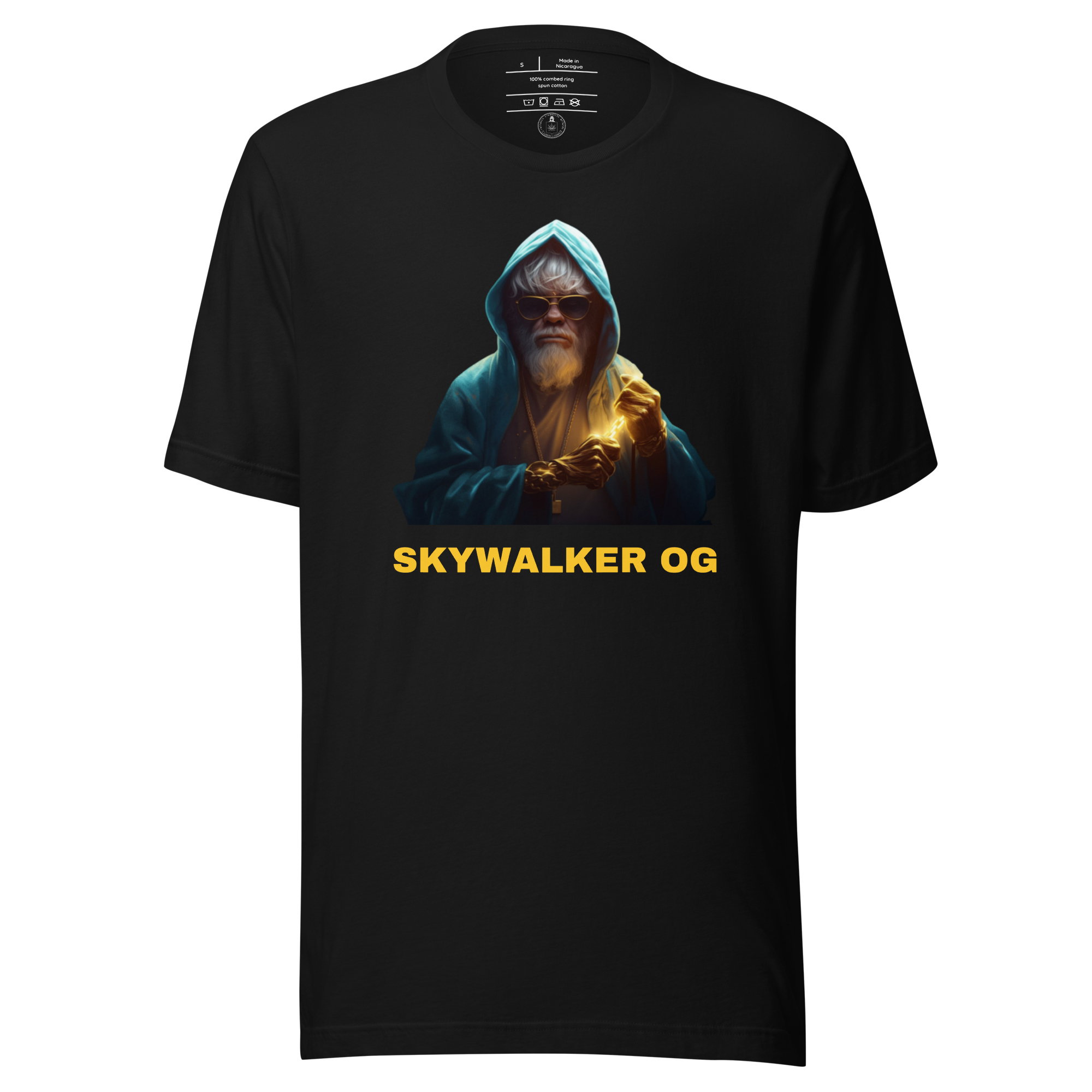 3D Skywalker OG shirt mockup - Black