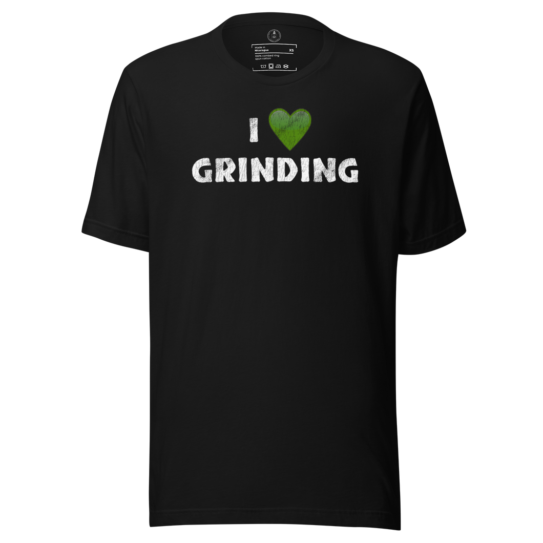 Eco-Friendly Urban Tee: 'I 💚 Grinding' – A Symbol of Skate Culture & Style