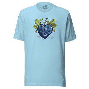 3D Blueberry Crush OG T-Shirt Mockup - Lt Blue