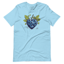 Load image into Gallery viewer, Wrinkled - 3D Blueberry Crush OG T-Shirt Mockup - Lt Blue