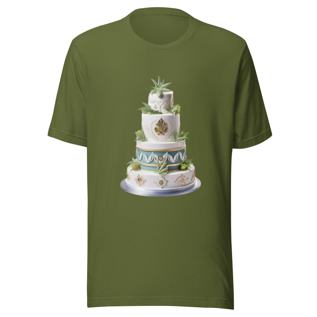 Wedding Cake Strain T-Shirt: Cannabis Incognito Apparel for the Ultimate Marijuana Enthusiasts! - Olive / S - Olive / M - Olive / L - Olive / XL - Olive / 2XL - Olive / 3XL - Olive / 4XL