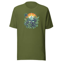 Load image into Gallery viewer, Cannabis Incognito Apparel: Embrace the Summer Vibes with our Sun and Cannabis Leafs T-Shirt - S - M - L - XL - 2XL - 3XL - 4XL