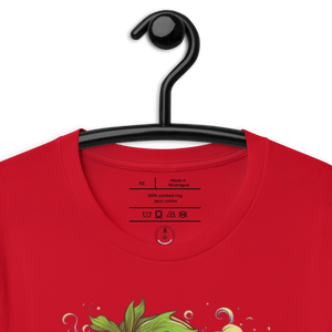  Berry Whirlwind Crimson Tee, embodying the spirit of adventure and freedom.On the hanger