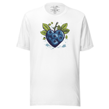 Load image into Gallery viewer, 3D Blueberry Crush OG T-Shirt Mockup - White