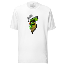 Load image into Gallery viewer, Relaxed fit cannabis-themed T-shirt n - White