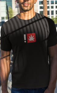 Weed WARNING ⚠️ Short-Sleeve Unisex T-Shirt | CIA Clothing Store - Cannabis Incognito Apparel CIA | Cannabis Clothing Store
