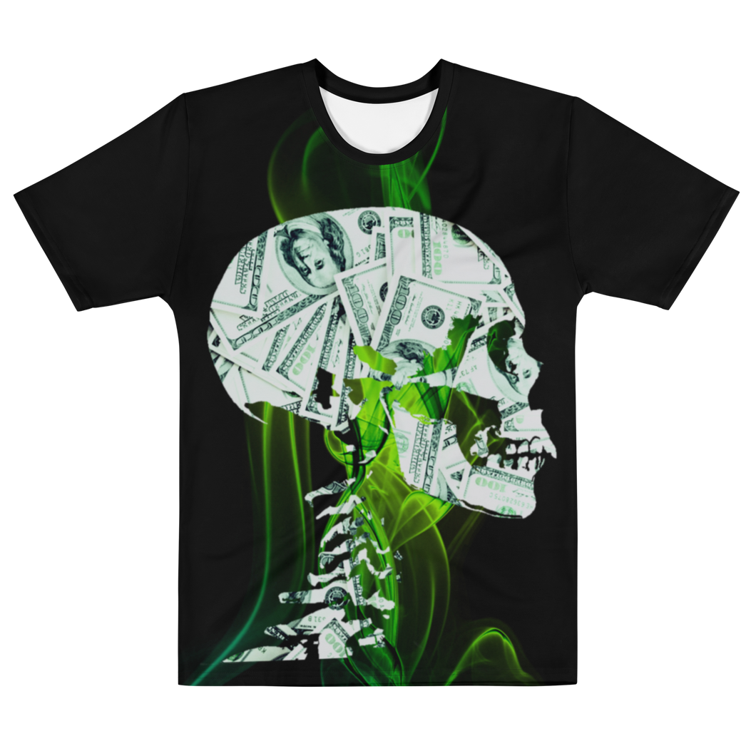 Money Skull: Show Your Obsession with Money and CIA with CIA Cannabis Incognito Apparel - XS - S - M - L - XL - 2XL