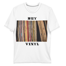 Load image into Gallery viewer, Agent Green Thumb Tee: Step into Nostalgia and Roll Joints on Vinyl. Mock up T-shirt Relaxed style - Rediscover the Magic of Vinyl with the &quot;Buy Vinyl All Over&quot; T-shirt