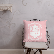 Load image into Gallery viewer,  Funny Weed Pillow: Spread Laughter with Kush Queen Premium Pillow from CIA 