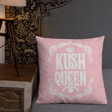 Load image into Gallery viewer, 420 Home Decor: Embrace the Culture with Kush Queen Premium Pillow