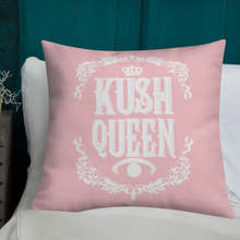 Load image into Gallery viewer,  Kush Queen Premium Pillow: Cozy Weed Home Decor for Unmatched Comfort