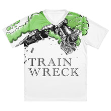 Load image into Gallery viewer, Discover the Secrets of Cannabis Fashion at CIA&#39;s Incognito Apparel Store - Unleash Your Style Today! Flat Shirt Train Wreck. Cannabis Apparel Agent Green Thumb&#39;s Train Wreck Heroism T-Shirt - Stylish and Secretive