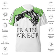 Load image into Gallery viewer, Experience the Adventure of Cannabis Fashion at CIA&#39;s Incognito Apparel Store - Shop Now and Embrace Your Green Thumb! What&#39;s this shirt all about? Breathale UPF 50+ Tear away care label 2-way stectch fabrtic Unisex fit Double-layer V-neck collar inclusive sizing recycled polyester fabric moisture wicking - Discover the Fusion of Fashion and Cannabis Culture with Agent Green Thumb&#39;s T-Shirt