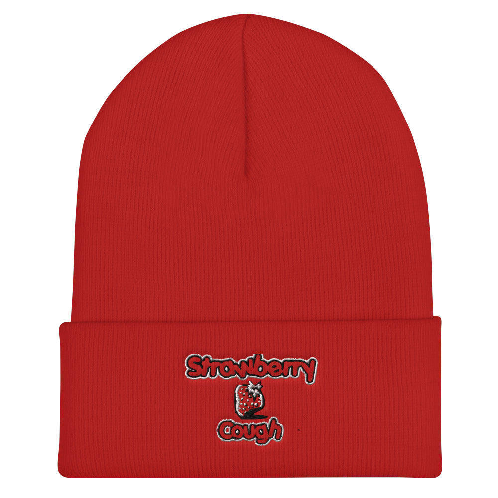 Strawberry Cough Cuffed Beanie | Strains Collection | Cannabis Incognito - Default Title