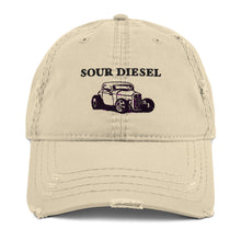 Load image into Gallery viewer, Sour Diesel Distressed Dad Hat | Strains Collection | Cannabis Incognito Apparel CIA - Default Title