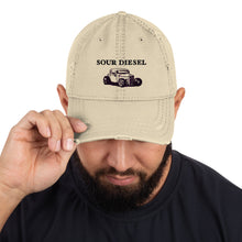 Load image into Gallery viewer, Sour Diesel Distressed Dad Hat | Strains Collection | Cannabis Incognito Apparel CIA