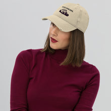 Load image into Gallery viewer, Sour Diesel Distressed Dad Hat | Strains Collection | Cannabis Incognito Apparel CIA