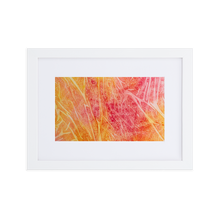 Load image into Gallery viewer, Abstract Paint roll Matte Paper Framed Poster | Catherine Gregory - Cannabis Incognito Apparel CIA | Cannabis Clothing Store