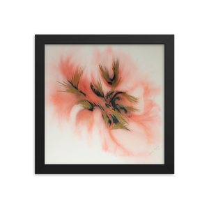Abstract Burst - Black framed art | Catherine Gregory | 10x 10 - 18x18 - Cannabis Incognito Apparel CIA | Cannabis Clothing Store