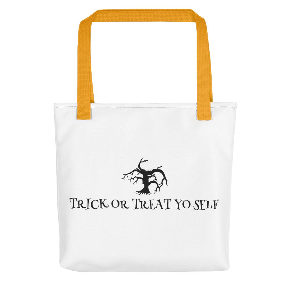 Trick or Treat Yo Self” - Tote bag - Cannabis Incognito Apparel CIA | Cannabis Clothing Store