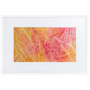 Abstract Paint roll Matte Paper Framed Poster | Catherine Gregory - Cannabis Incognito Apparel CIA | Cannabis Clothing Store