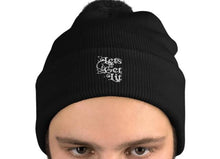 Load image into Gallery viewer, Lets Get Lit Beanie Pom-Pom CIA Clothing Store classic - Cannabis Incognito Apparel CIA | Cannabis Clothing Store