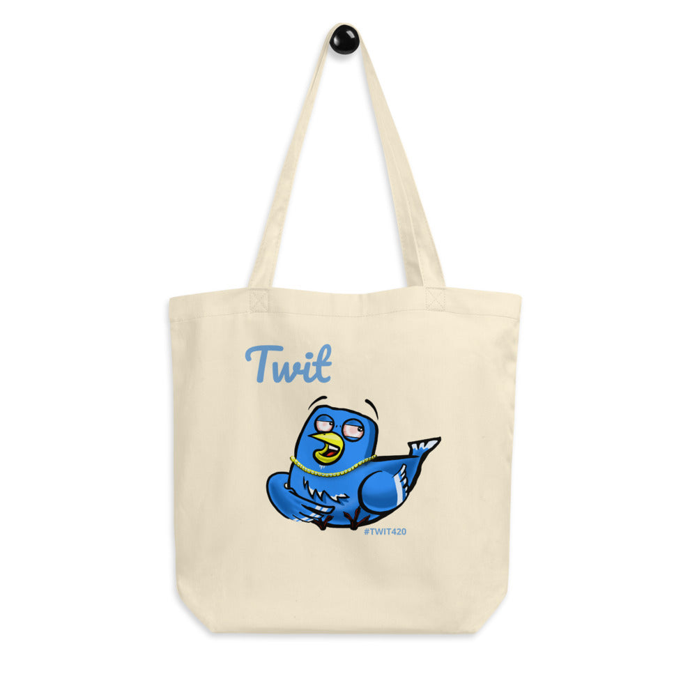 TWIT Tote Bag - “2 Birds 1 Stoned” - Eco Tote Bag - Cannabis Incognito Apparel CIA | Cannabis Clothing Store