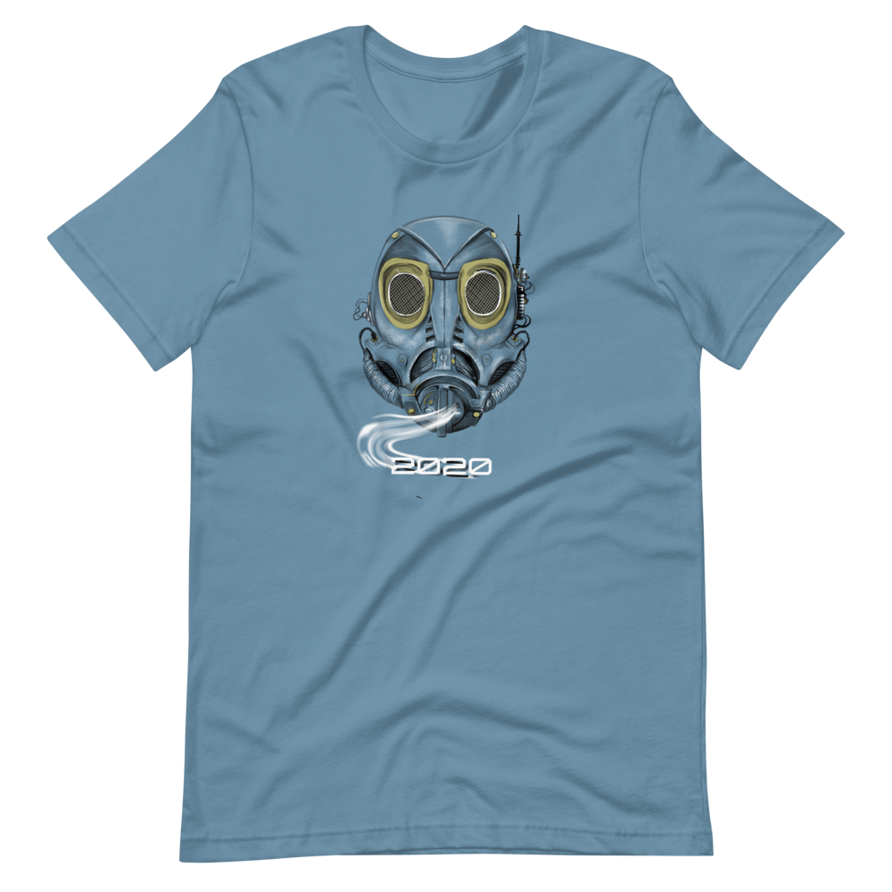 gas mask t shirt design | Original Art by Nathan Gregory | CIA Clothing and Print - CIA (Cannabis Incognito Apparel)