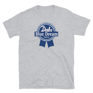 Dabs Blue Dream Sativa T-Shirt | Short-Sleeve T-Shirt | Strains Collection | Cannabis Incognito Apparel CIA | Flat T-shirt Mock Up Flat Shirt