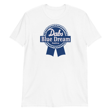 Load image into Gallery viewer, Dabs Blue Dream Sativa T-Shirt | Short-Sleeve T-Shirt | Strains Collection | Cannabis Incognito Apparel CIA | Flat T-shirt Mock Up Flat Shirt WHITE