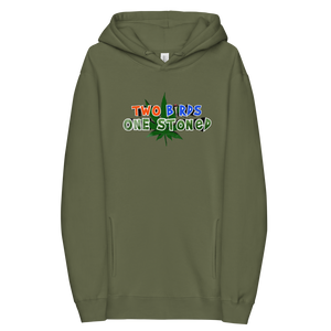 Two Birds One Stoned Earthy fashion hoodie