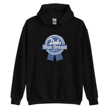 Load image into Gallery viewer, Dabs Blue Dream Sative | Sweatshirt Hoodie | BLACK FRONT Mock Up | CIA Cannabis Incognito Apparel Shop
