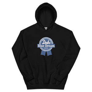 Dabs Blue Dream Sative | Sweatshirt Hoodie | BLACK FRONT Mock Up | CIA Cannabis Incognito Apparel Shop ARMS IN