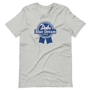 Funny Weed T-Shirt: DABS Blue Dream Sativa Design by CIA - Wrinkled Relaxed Tshirt