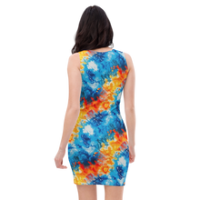 Load image into Gallery viewer, Tie-Dye Sublimation Dress: Stand Out in Incognito Apparel&#39;s Vibrant Party Wear