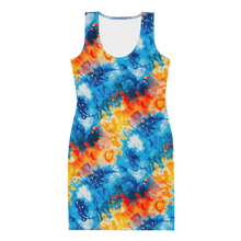 Load image into Gallery viewer, Tie-Dye Sublimation Dress: Stand Out in Incognito Apparel&#39;s Vibrant Party Wear